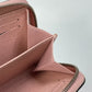 LOUIS VUITTON Coin case M63723 Epi Leather pink epi stories Zip around purse Women Used Authentic