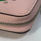 LOUIS VUITTON Coin case M63723 Epi Leather pink epi stories Zip around purse Women Used Authentic