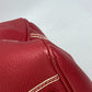 LOUIS VUITTON Boston Duffel bag M95140 leather Red Cariole Women Used Authentic