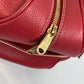 LOUIS VUITTON Boston Duffel bag M95140 leather Red Cariole Women Used Authentic