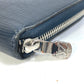 LOUIS VUITTON Long Wallet Purse M62644 Epi Leather Navy travel case long wallet Zippy Organizer NM mens Used Authentic