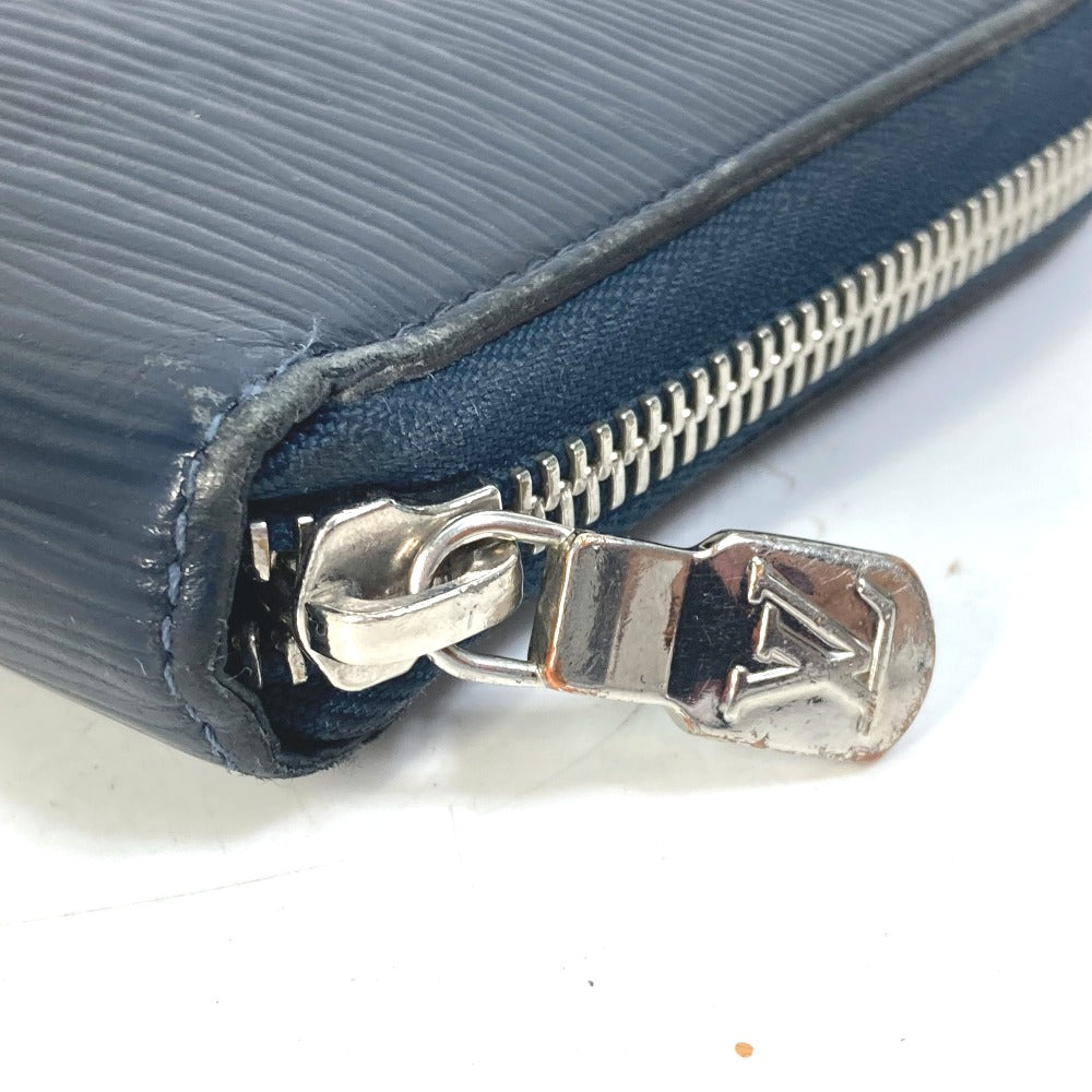 LOUIS VUITTON Long Wallet Purse M62644 Epi Leather Navy travel case long wallet Zippy Organizer NM mens Used Authentic