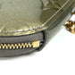 LOUIS VUITTON Coin case M91387 Monogram Vernis gold Monogram Vernis portomone cock Women Used Authentic
