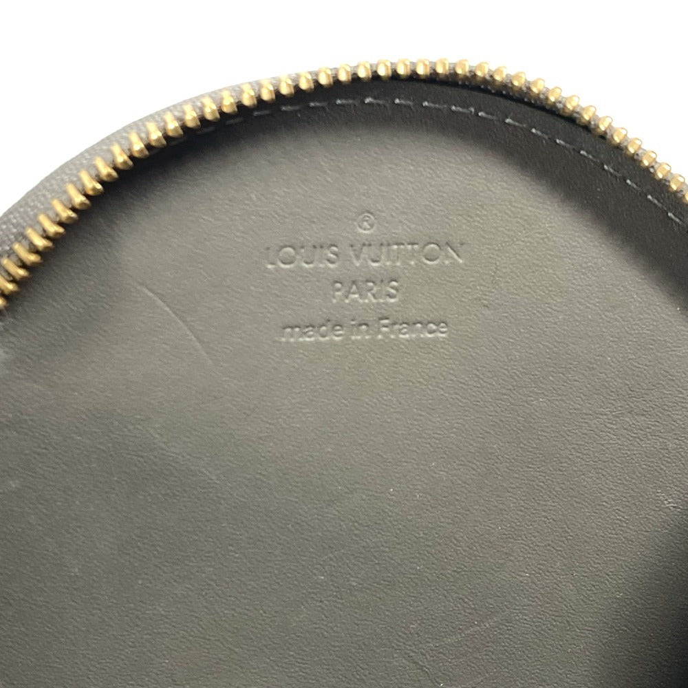 LOUIS VUITTON Coin case M91387 Monogram Vernis gold Monogram Vernis portomone cock Women Used Authentic