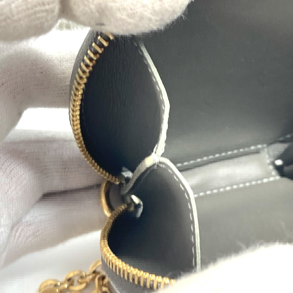 LOUIS VUITTON Coin case M91387 Monogram Vernis gold Monogram Vernis portomone cock Women Used Authentic