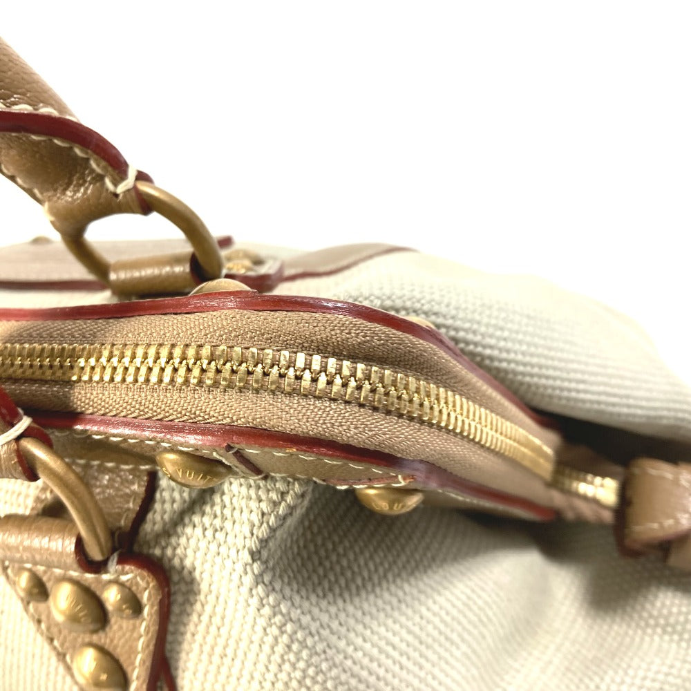 LOUIS VUITTON Handbag M48827 Canvas / Leather beige Antigua Sac de Nuit PM Women Used Authentic