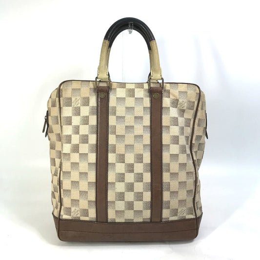 LOUIS VUITTON Tote Bag N48185 canvas white Damiern Hippo Women Used Authentic