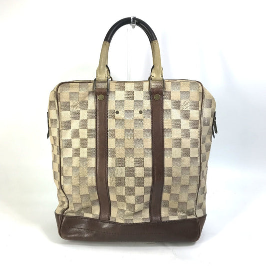LOUIS VUITTON Tote Bag N48185 canvas white Damiern Hippo Women Used Authentic