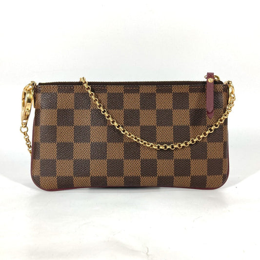 LOUIS VUITTON Shoulder Bag N63091 Damier canvas Brown Damier Pochette Mira MM Women Used Authentic