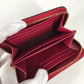 LOUIS VUITTON Coin case M90130 Patent leather purple 2014 Valentine Sweet Monogram Zip around purse Women Used Authentic