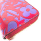 LOUIS VUITTON Coin case M90130 Patent leather purple 2014 Valentine Sweet Monogram Zip around purse Women Used Authentic