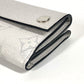 LOUIS VUITTON Trifold wallet M30899 Taiga Leather, Monogram Canvas white Taigalama Discovery Compact Wallet unisex(Unisex) Used Authentic