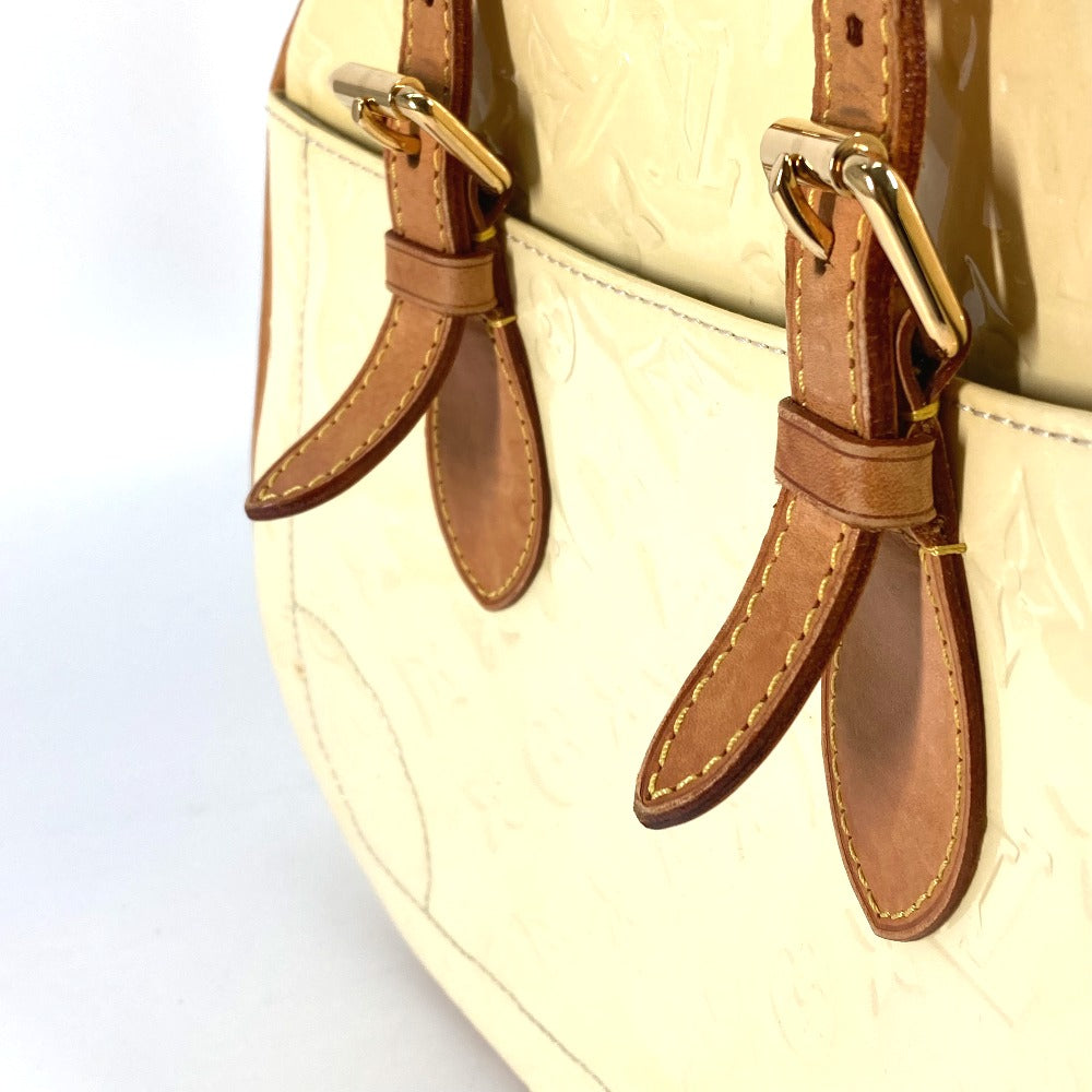 LOUIS VUITTON Handbag M93514 Monogram Vernis white Monogram Vernis Summit drive Women Used Authentic