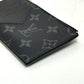 LOUIS VUITTON Coin case M30271 Monogram Eclipse Canvas black Coin card holder mens Used Authentic