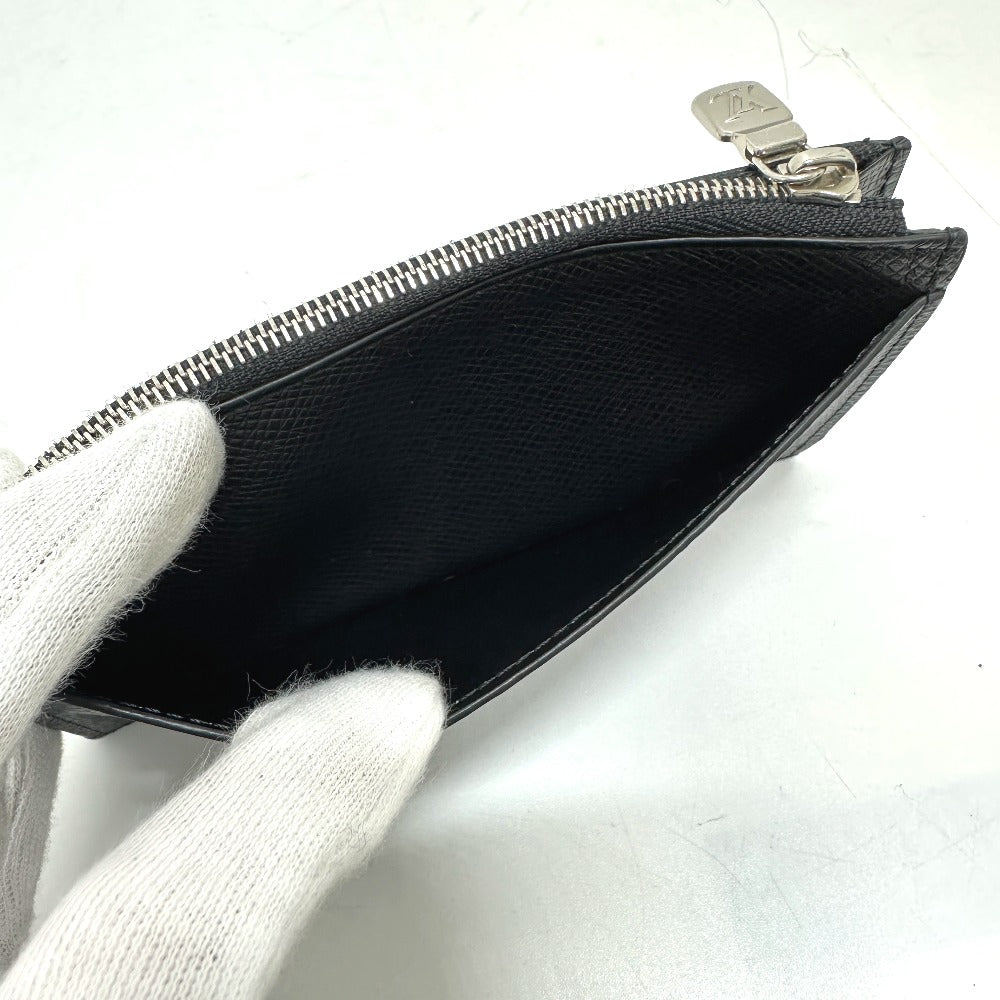 LOUIS VUITTON Coin case M30271 Monogram Eclipse Canvas black Coin card holder mens Used Authentic