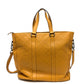 LOUIS VUITTON Tote Bag ‚m41228 Damier Anfini Leather yellow Damier Infinie Tadao mens Used Authentic
