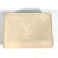 LOUIS VUITTON Folded wallet M80754 Monogram Ann Platt Leather beige Monogram Ann Platt Portefeuille Clare Women Used Authentic