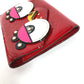 LOUIS VUITTON Trifold wallet M62317 Monogram Vernis Red Monogram Vernis Portefeuille Victorine Women Used Authentic