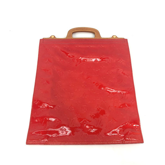 LOUIS VUITTON Handbag M91078 Monogram Vernis Red Monogram Vernis Stanton Women Used Authentic