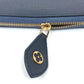 LOUIS VUITTON Long Wallet Purse M68582 Taurillon Clemence Leather Navy Long wallet Portefeuille comet Women Secondhand Authentic