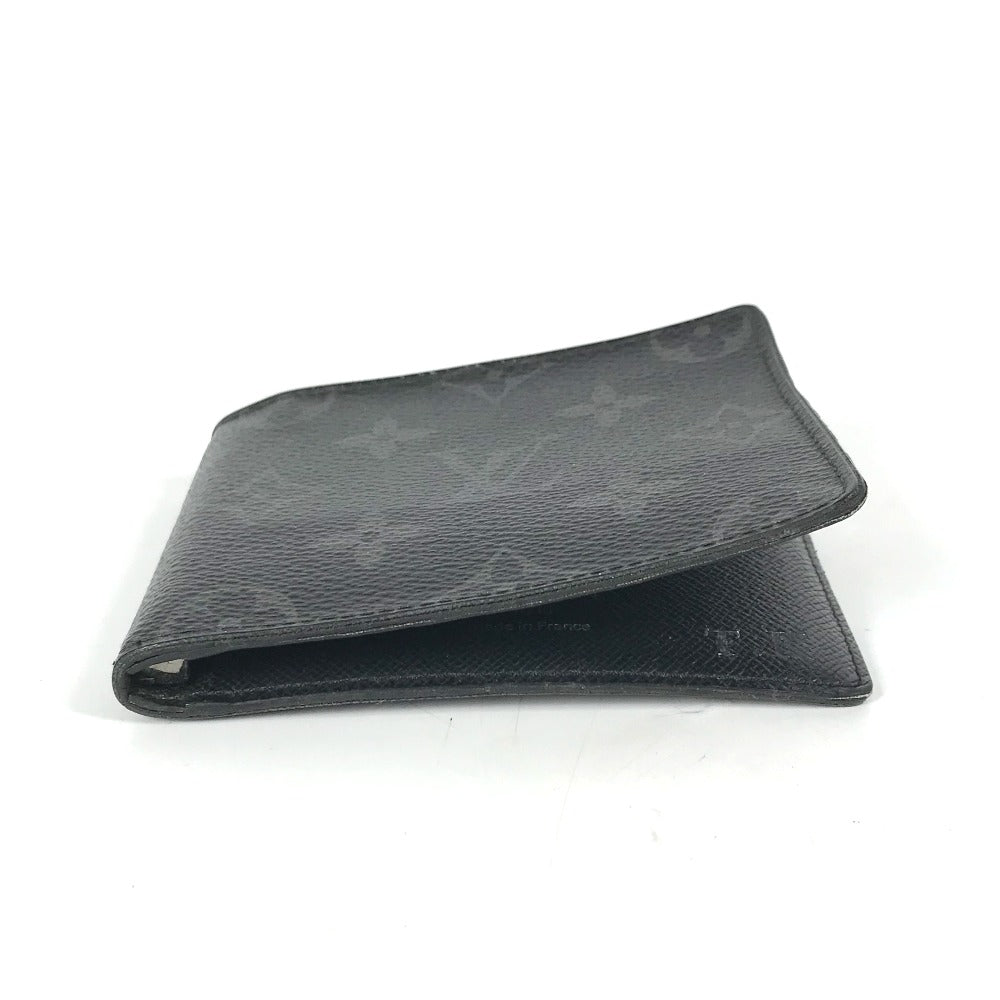 LOUIS VUITTON Folded wallet M62480 Monogram Eclipse Canvas black Monogram Eclipse Portefeuille wallet mens Secondhand Authentic