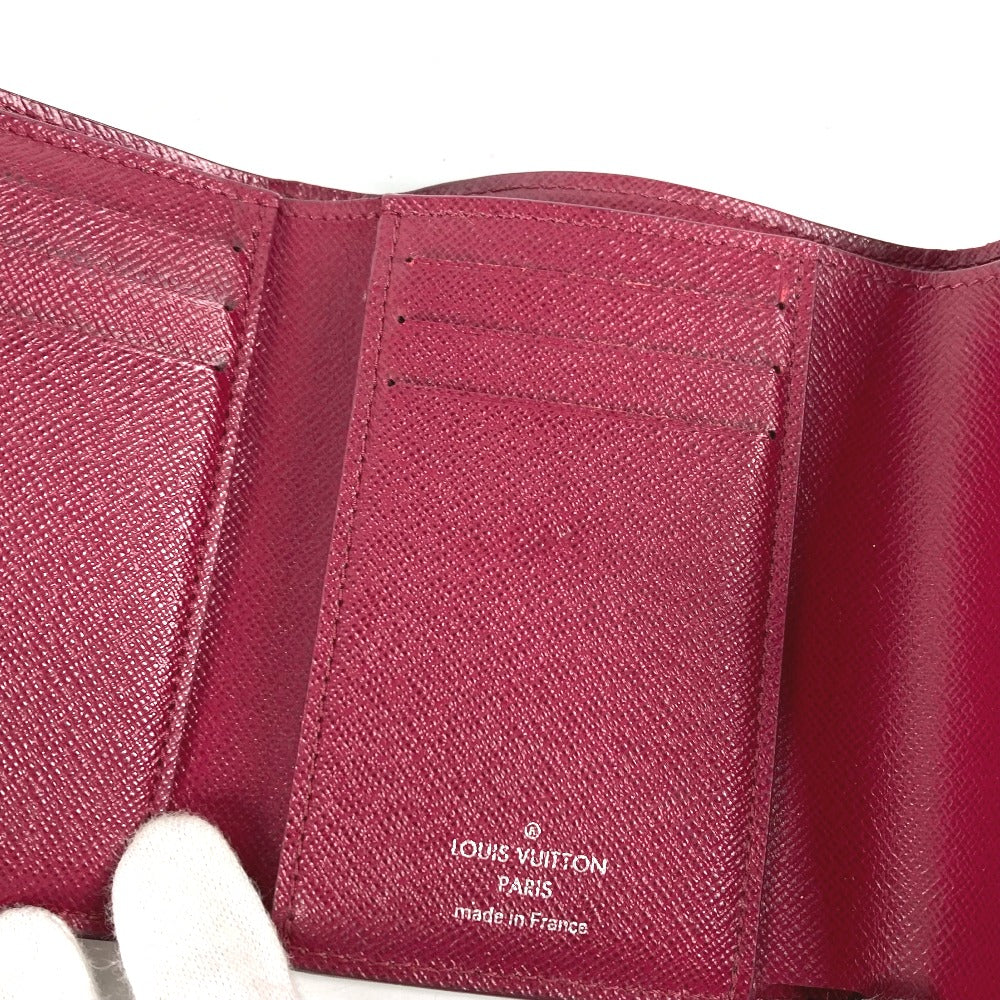 LOUIS VUITTON Trifold wallet M62171 Epi Leather purple Epi Portefeuille Victorine