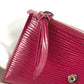 LOUIS VUITTON Trifold wallet M62171 Epi Leather purple Epi Portefeuille Victorine