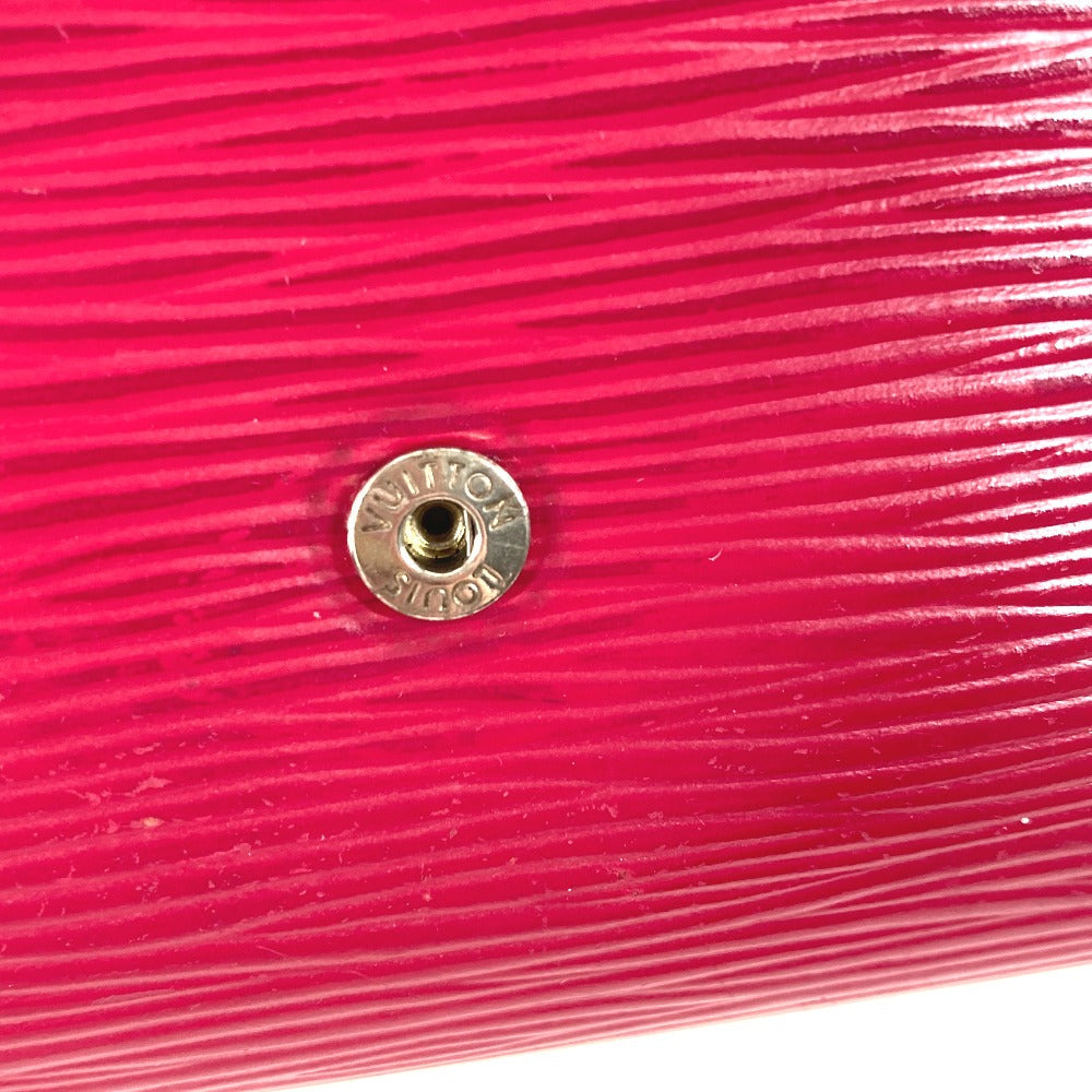LOUIS VUITTON Trifold wallet M62171 Epi Leather purple Epi Portefeuille Victorine