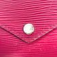 LOUIS VUITTON Trifold wallet M62171 Epi Leather purple Epi Portefeuille Victorine