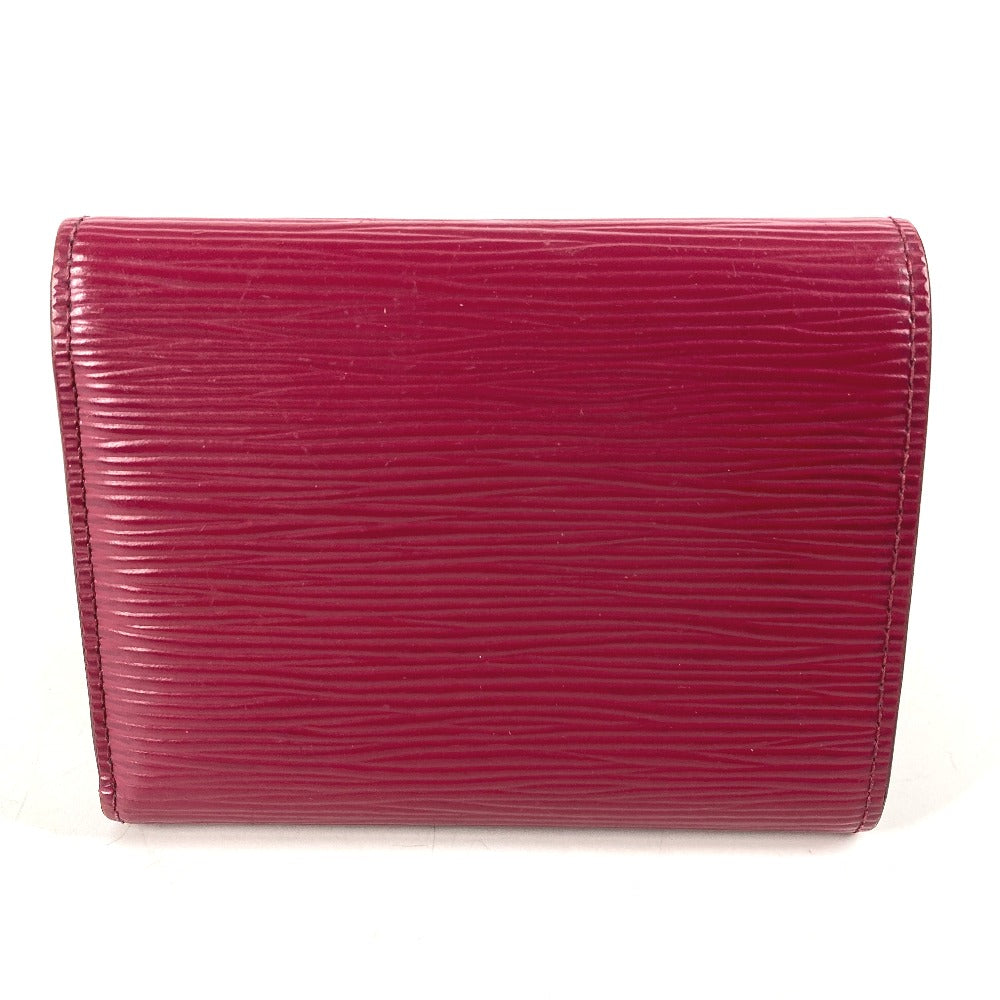 LOUIS VUITTON Trifold wallet M62171 Epi Leather purple Epi Portefeuille Victorine