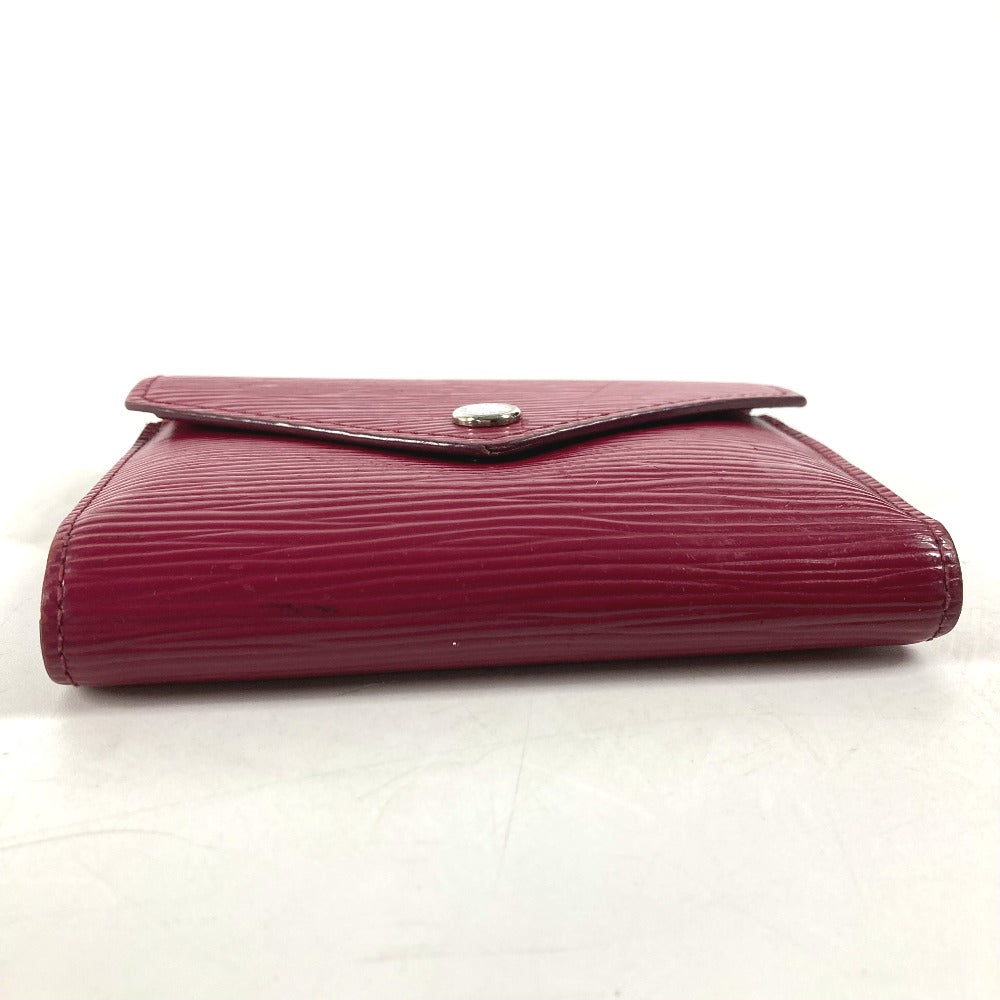 LOUIS VUITTON Trifold wallet M62171 Epi Leather purple Epi Portefeuille Victorine