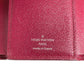 LOUIS VUITTON Trifold wallet M62171 Epi Leather purple Epi Portefeuille Victorine