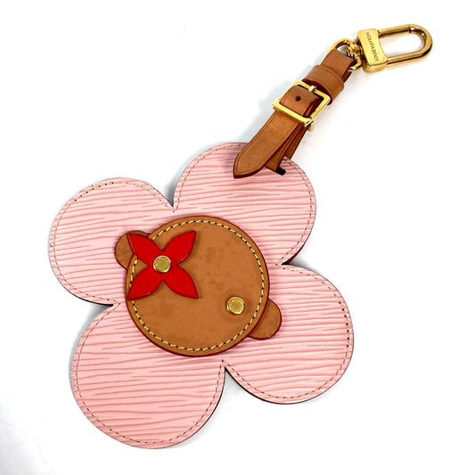 LOUIS VUITTON charm M69572 Epi Leather pink Epi Bijoux Sac Tag Vivienne Women Used Authentic