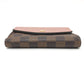 LOUIS VUITTON Folded wallet N60043 Damier canvas Brown Portefeuille Normandy Women Used Authentic