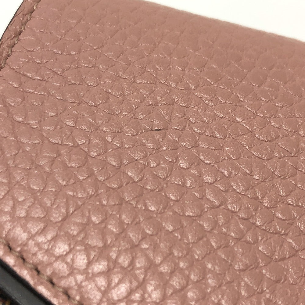 LOUIS VUITTON Folded wallet N60043 Damier canvas Brown Portefeuille Normandy Women Used Authentic