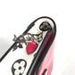 LOUIS VUITTON Shoulder Bag M67793 Patent leather pink Vernis Portefeuille Cherry Wood BB