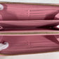 LOUIS VUITTON Long Wallet Purse M80309 Monogram Vernis pink Monogram Vernis Zippy wallet Women Used Authentic