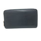LOUIS VUITTON Long Wallet Purse M30056 Taiga Leather black Zippy Organizer NM mens Used Authentic