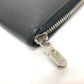 LOUIS VUITTON Long Wallet Purse M30056 Taiga Leather black Zippy Organizer NM mens Used Authentic