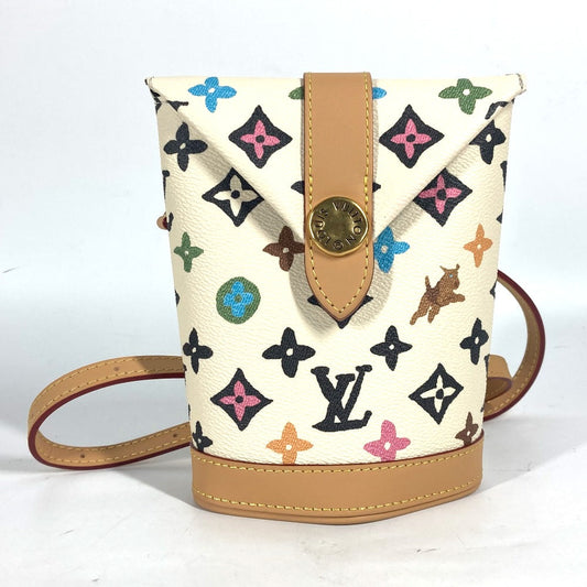 LOUIS VUITTON Shoulder Bag M83343 , Monogram Craggy Canvas beige Monogram Craggy Envelope Pouch mens Used Authentic