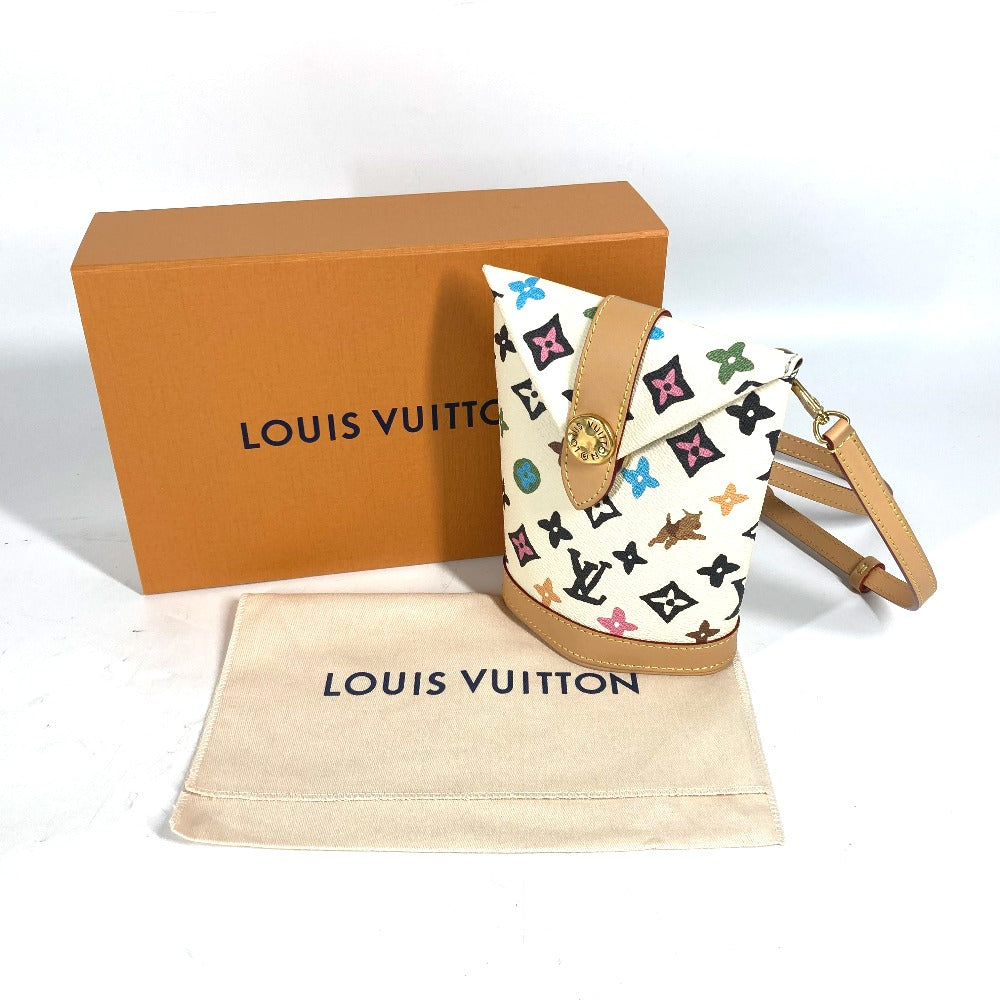 LOUIS VUITTON Shoulder Bag M83343 , Monogram Craggy Canvas beige Monogram Craggy Envelope Pouch mens Used Authentic