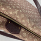 LOUIS VUITTON Shoulder Bag M40572 Monogram Ideal Red Monogram Ideal Ballad MM Women Used Authentic