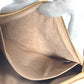LOUIS VUITTON Clutch bag M68478 leather beige New Wave Pochette Zip Women Used Authentic