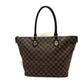 LOUIS VUITTON Tote Bag N51182 Damier canvas Brown SaleyaMM