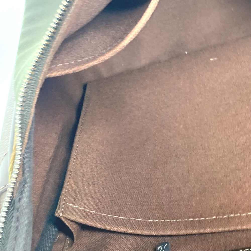 LOUIS VUITTON Shoulder Bag M30868 Taiga Leather, Nylon Brown Taiga Thai meal mens Used Authentic