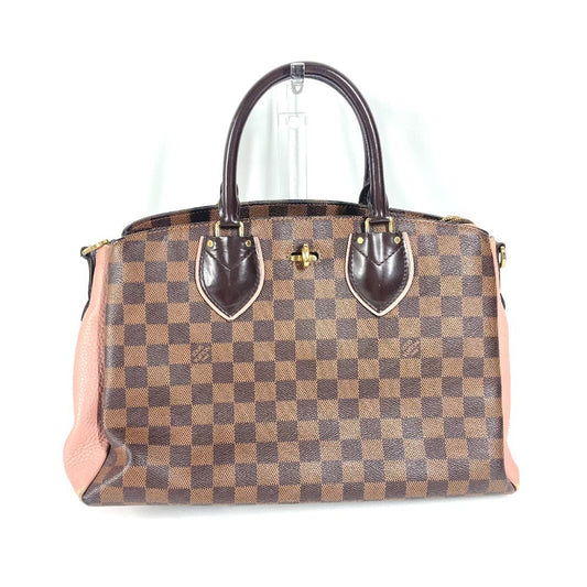LOUIS VUITTON Tote Bag N41488 Damier canvas Brown Damier Normandy Women Used Authentic