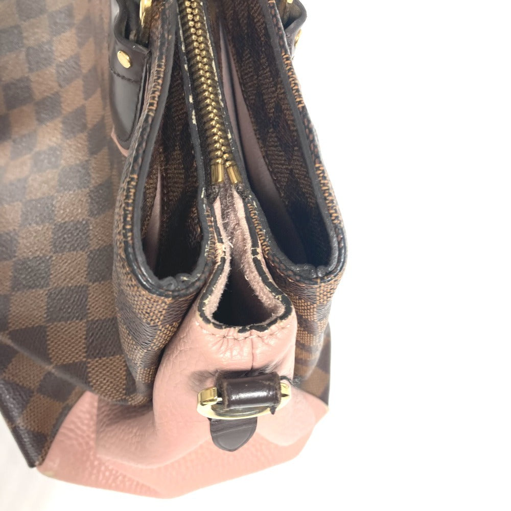 LOUIS VUITTON Tote Bag N41488 Damier canvas Brown Damier Normandy Women Used Authentic