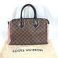 LOUIS VUITTON Tote Bag N41488 Damier canvas Brown Damier Normandy Women Used Authentic