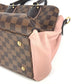 LOUIS VUITTON Tote Bag N41488 Damier canvas Brown Damier Normandy Women Used Authentic