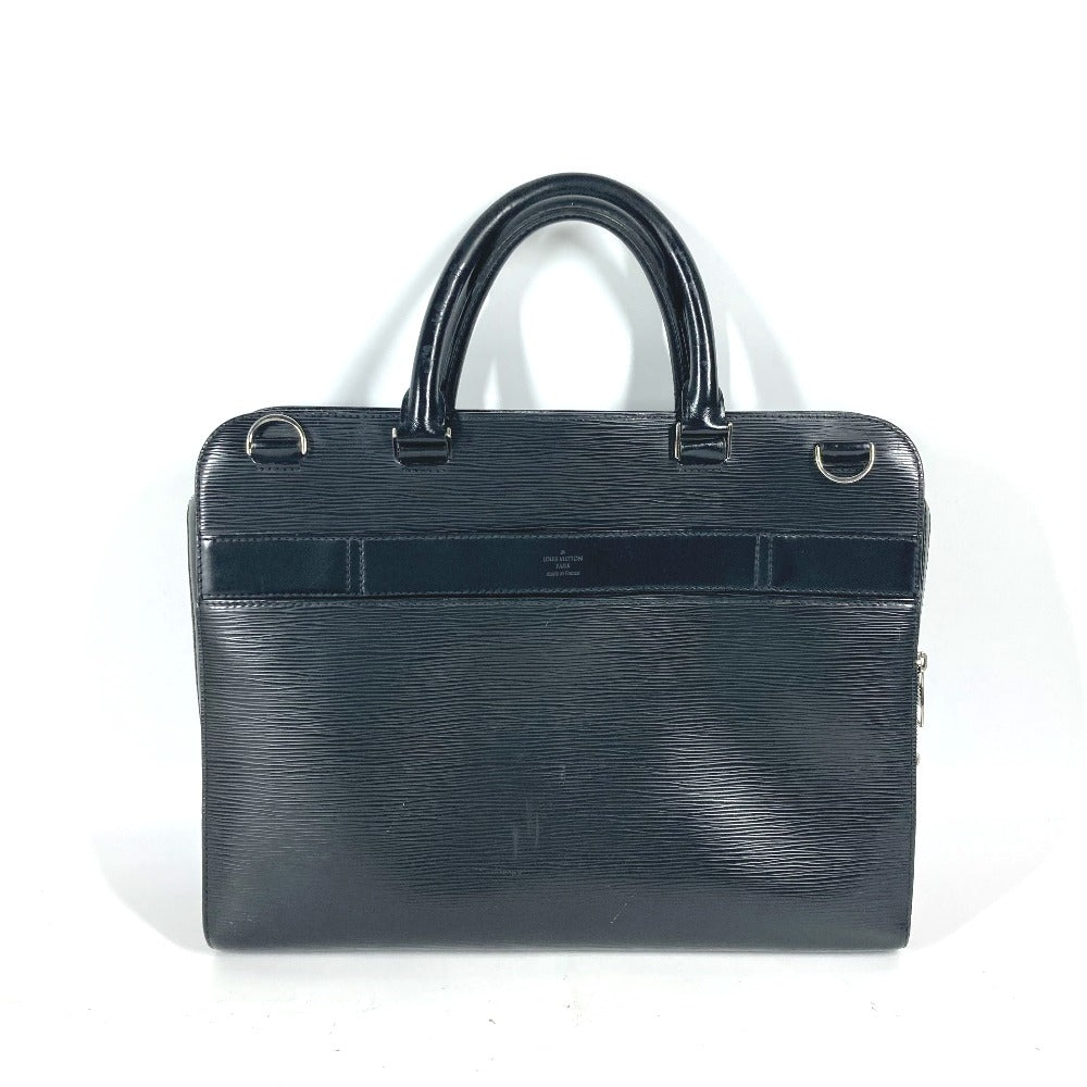 LOUIS VUITTON Business bag M54022 Epi Leather black Epi Bassano GM unisex(Unisex) Used Authentic